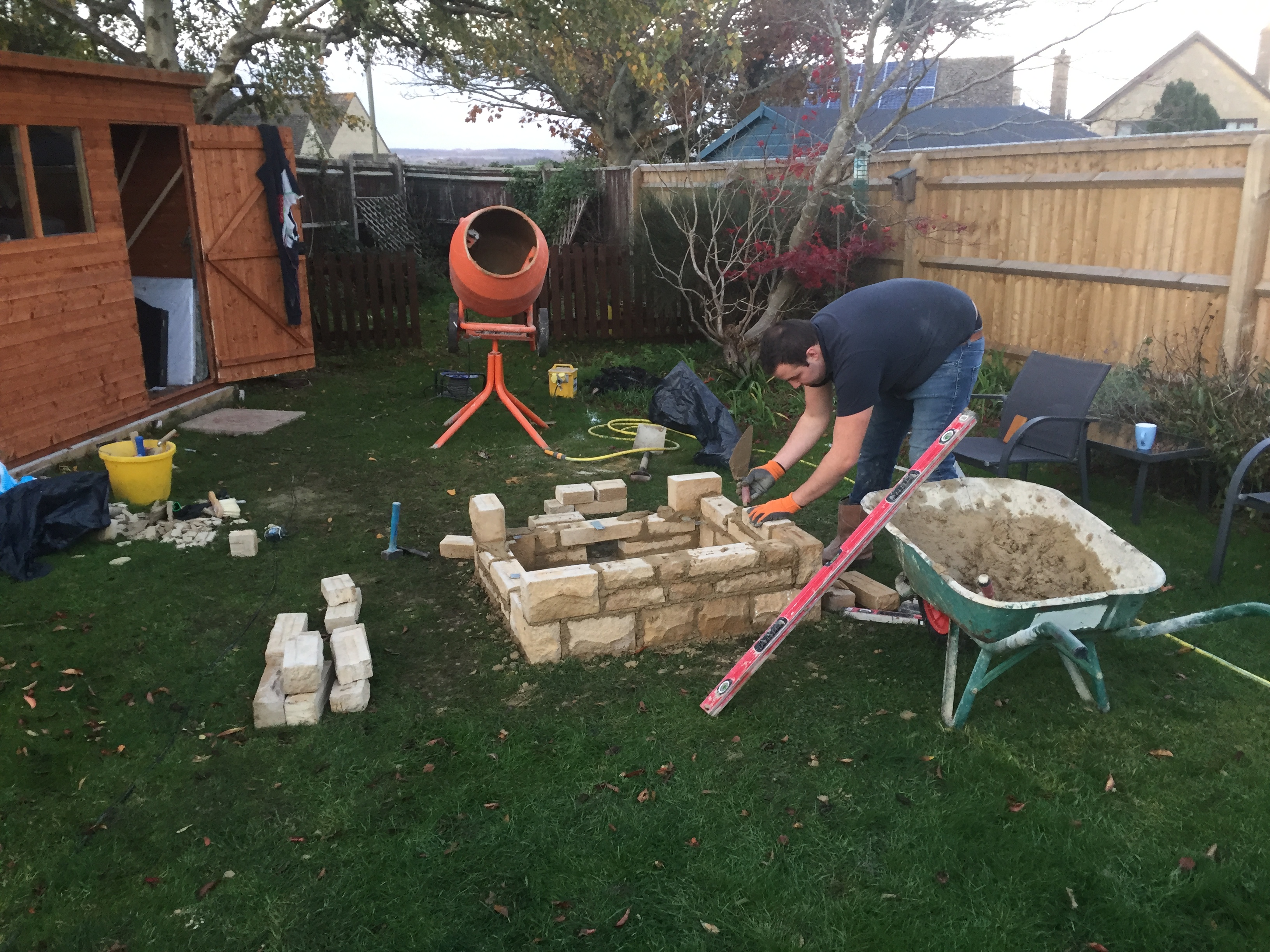 JB Building fire pit